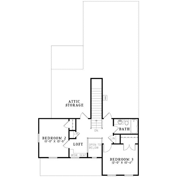 upper floor house blueprint
