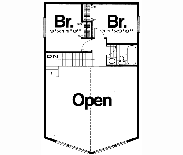 upper floor house blueprint