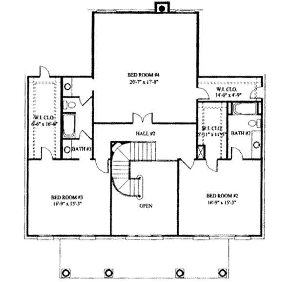 upper floor house blueprint