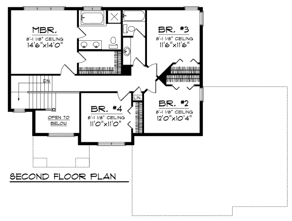 upper floor house blueprint