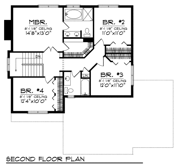 upper floor house blueprint