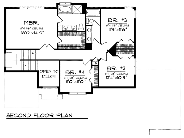 upper floor house blueprint