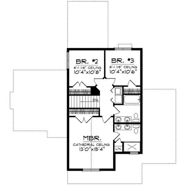 upper floor house blueprint