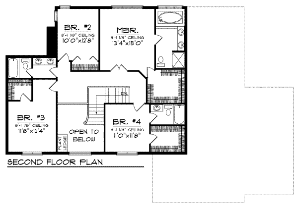 upper floor house blueprint