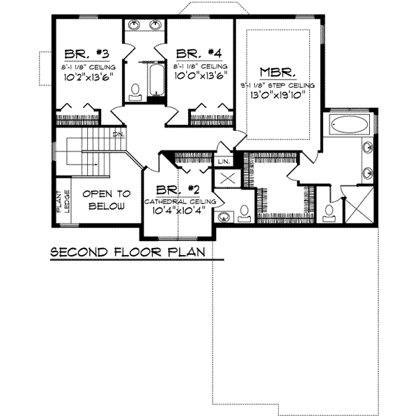 upper floor house blueprint