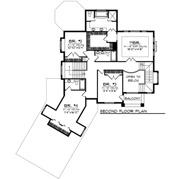 upper floor house blueprint