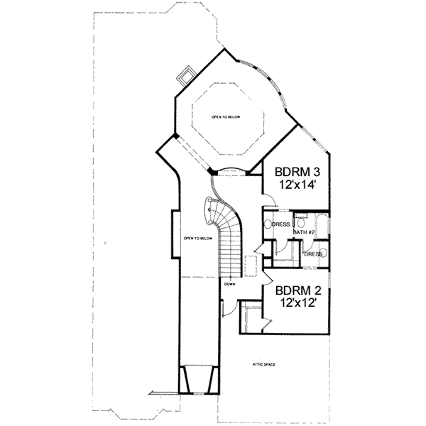 upper floor house blueprint
