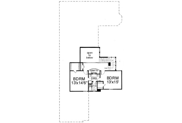 upper floor house blueprint
