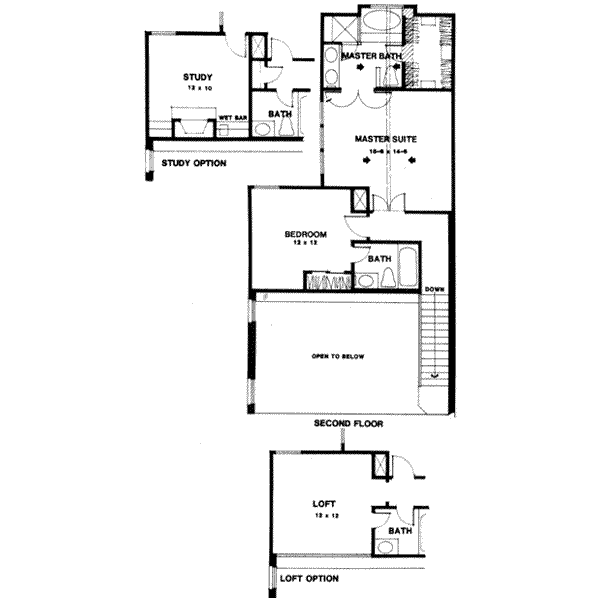 upper floor house blueprint