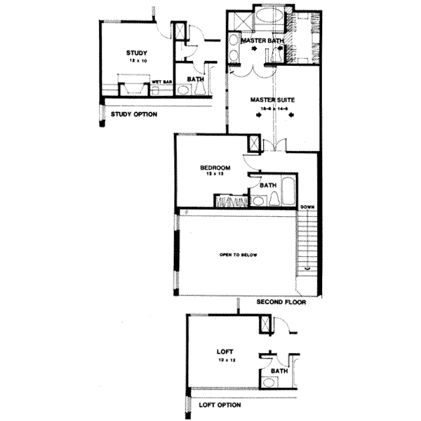 upper floor house blueprint