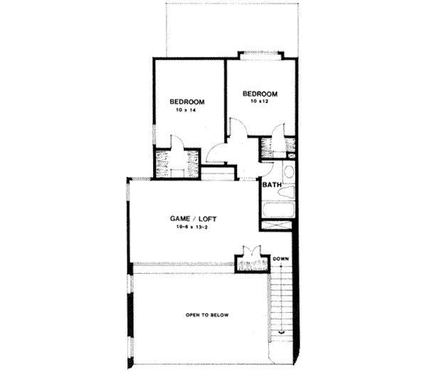 upper floor house blueprint