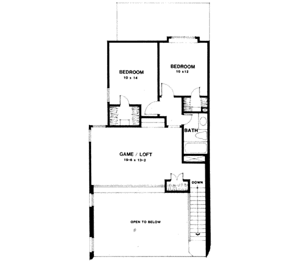 upper floor house blueprint