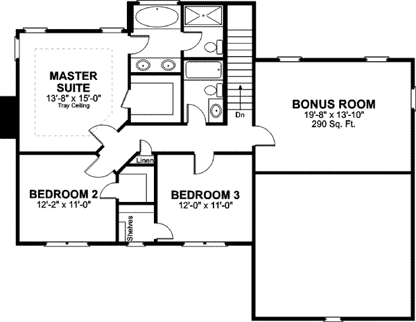 upper floor house blueprint