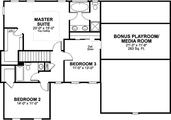 upper floor house blueprint