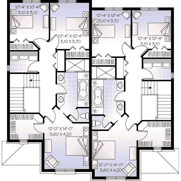 upper floor house blueprint