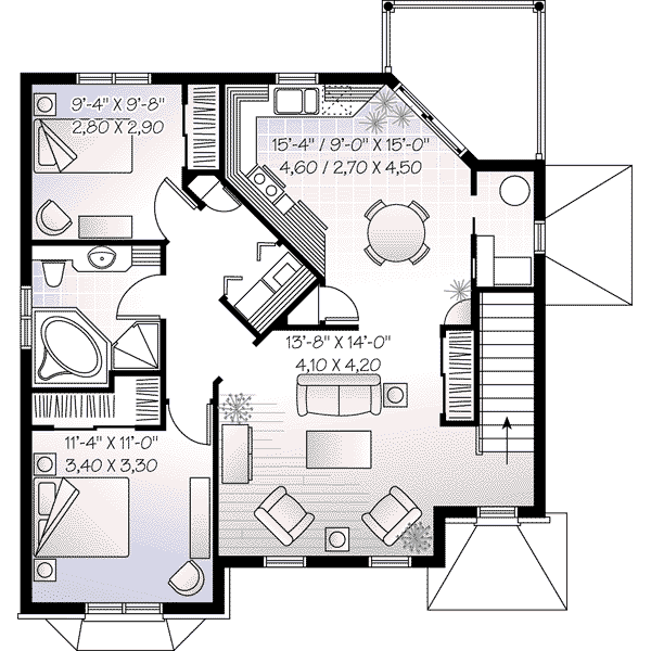upper floor house blueprint
