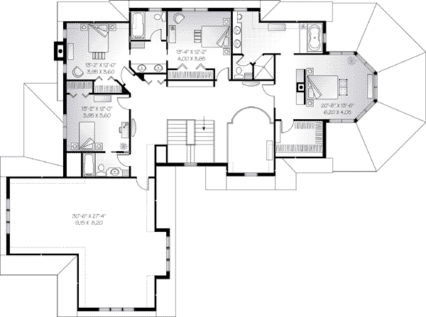 upper floor house blueprint