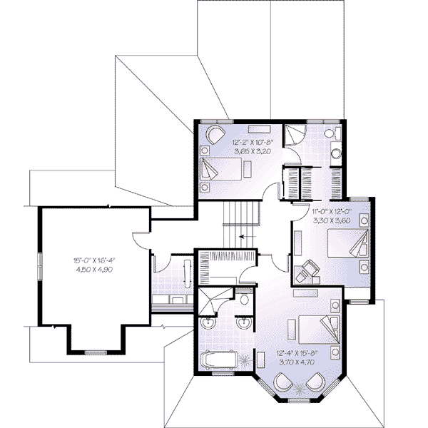 upper floor house blueprint