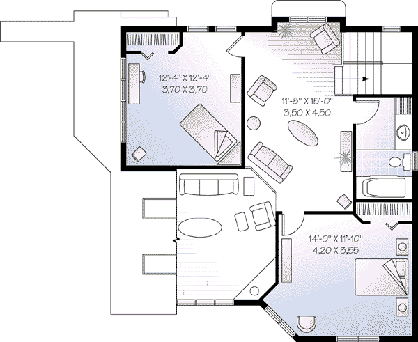 upper floor house blueprint