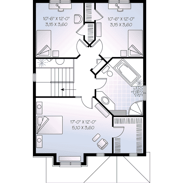 upper floor house blueprint