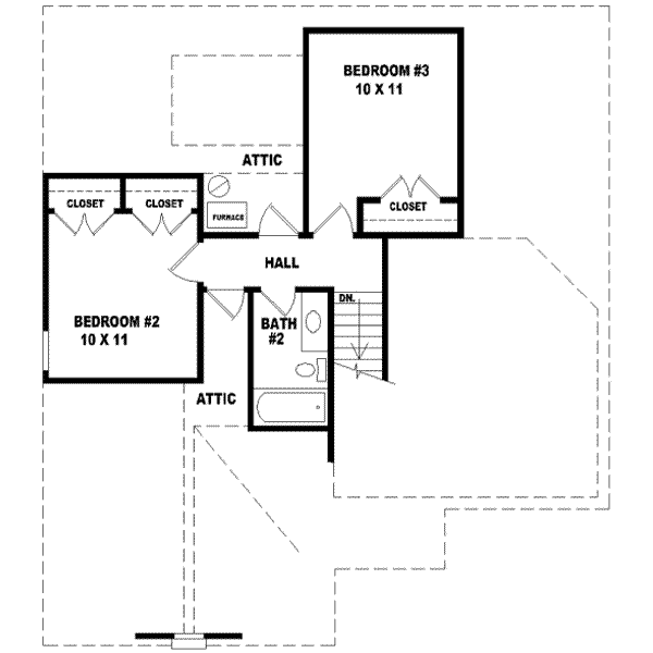 upper floor house blueprint