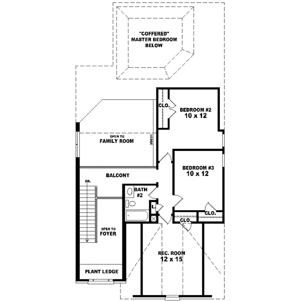 upper floor house blueprint