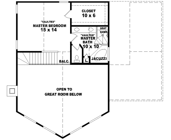 upper floor house blueprint