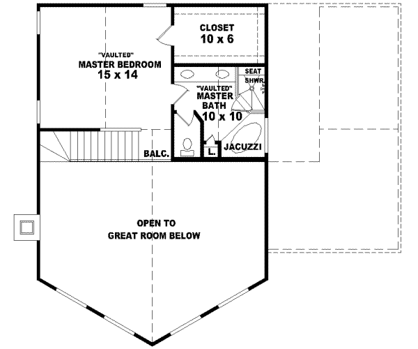 upper floor house blueprint