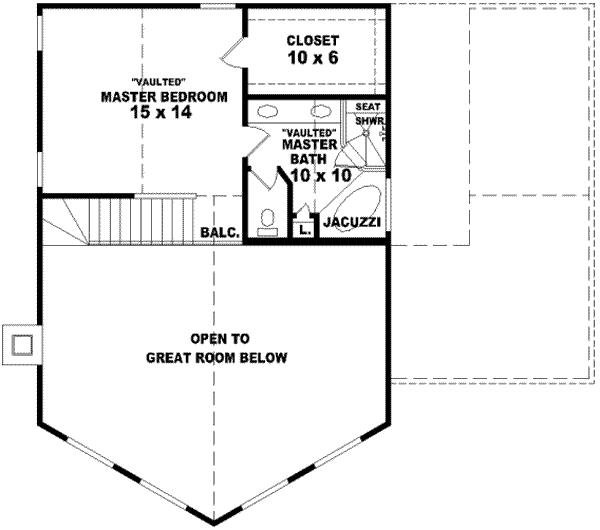 upper floor house blueprint