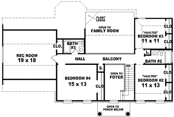 upper floor house blueprint