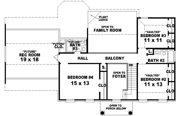 upper floor house blueprint