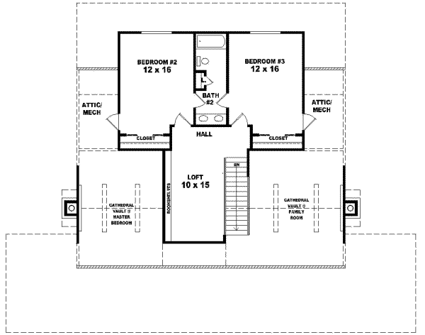 upper floor house blueprint