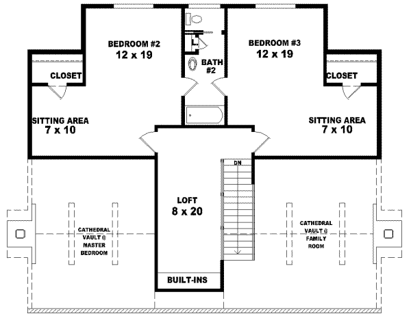 upper floor house blueprint