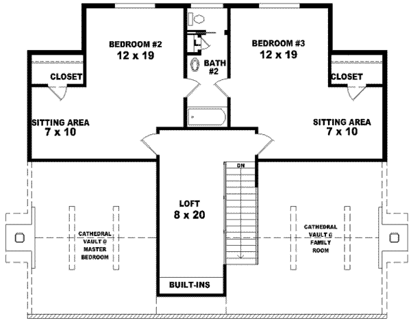 upper floor house blueprint