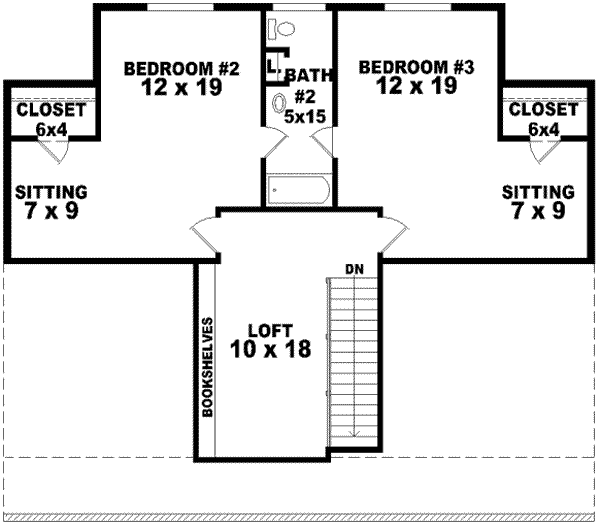 upper floor house blueprint