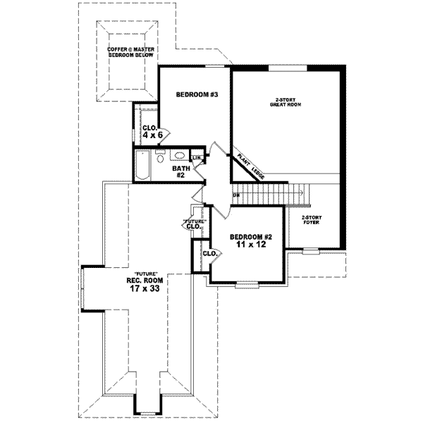 upper floor house blueprint