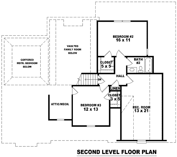 upper floor house blueprint