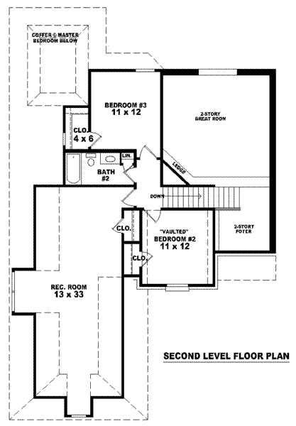 upper floor house blueprint