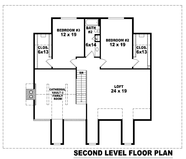 upper floor house blueprint