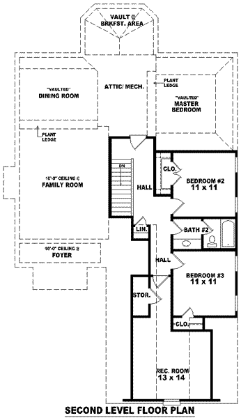 upper floor house blueprint
