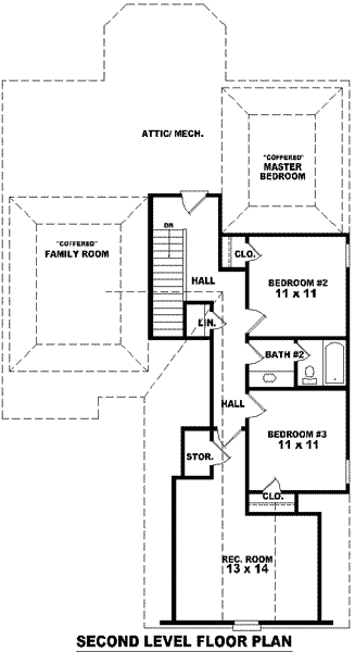 upper floor house blueprint