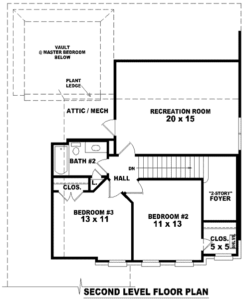 upper floor house blueprint