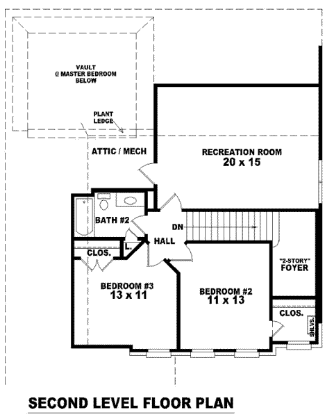 upper floor house blueprint