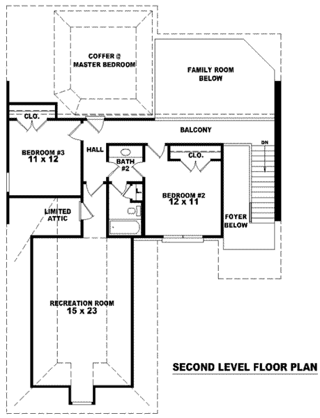 upper floor house blueprint