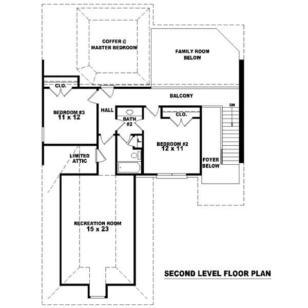 upper floor house blueprint
