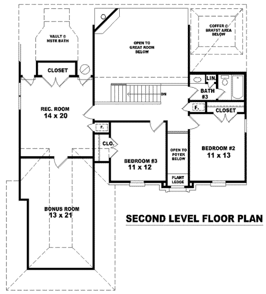 upper floor house blueprint