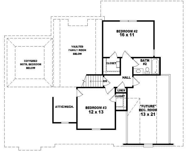 upper floor house blueprint