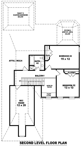 upper floor house blueprint
