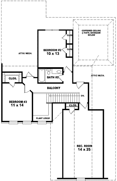upper floor house blueprint