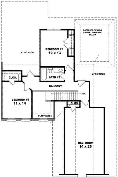 upper floor house blueprint